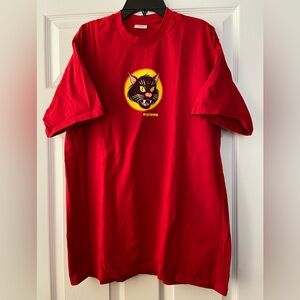 NWOT - Men’s Supreme Black Cat Tee